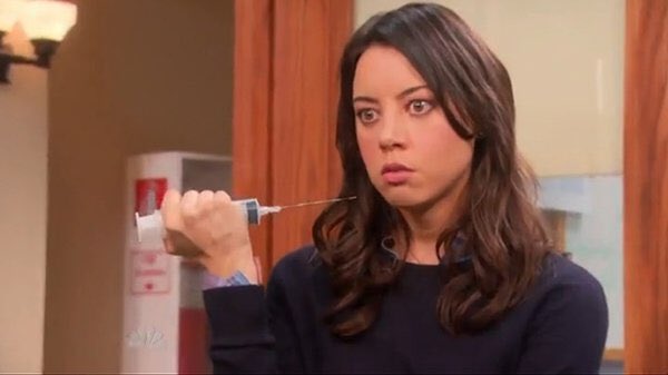 April Ludgate- Santa Clarita Diet- The Curious Creations of Christine McConnell- Black Mirror- How to Get Away with Murder- Scare Tactics- Forensic Files Collection- The Frankenstein Chronicles- Bates Motel- Good Omens