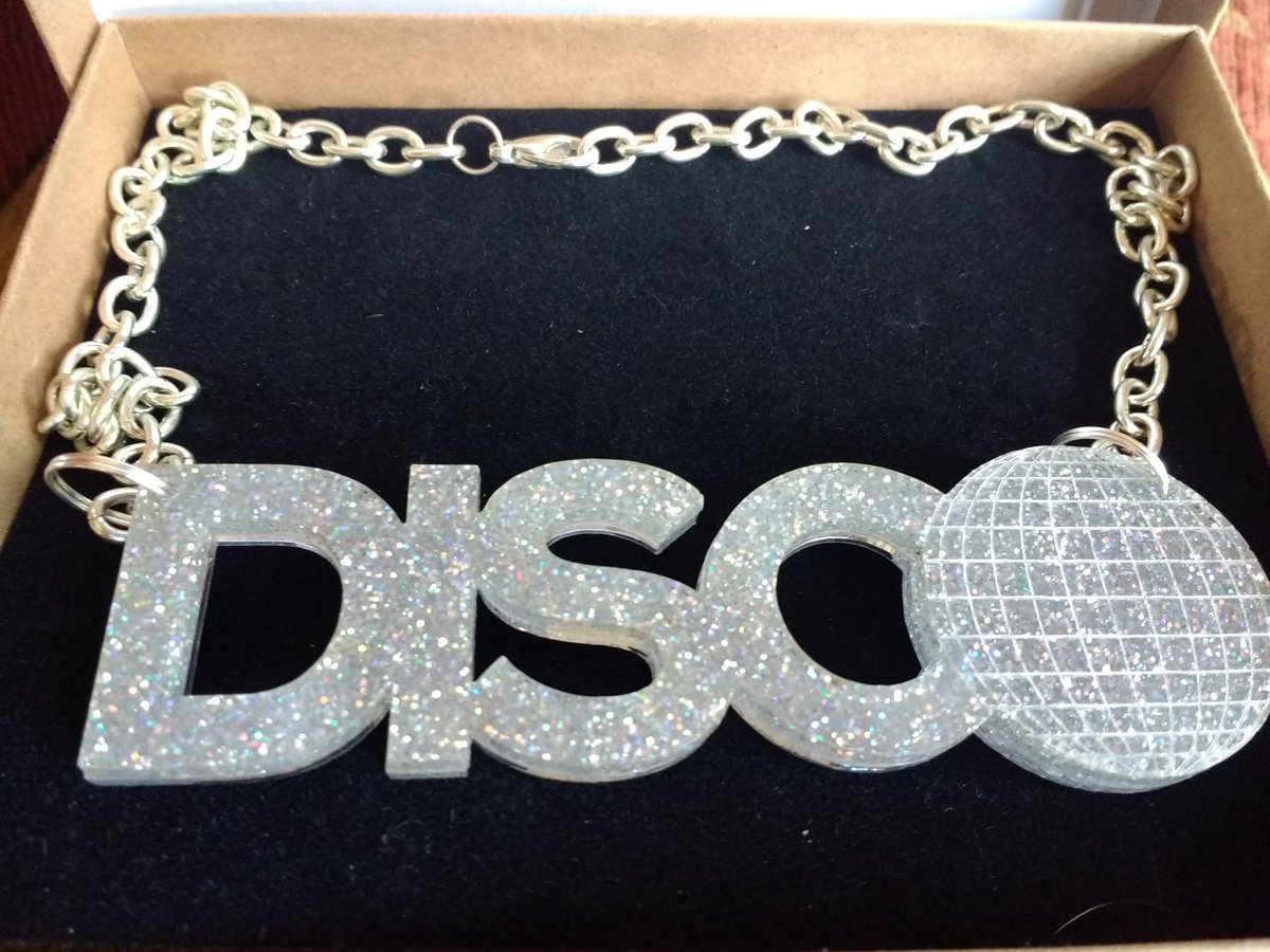 My new disco necklace <a href="/Collab/">Collab</a> <a href="/GloucesterRoad/">Gloucester Road</a>