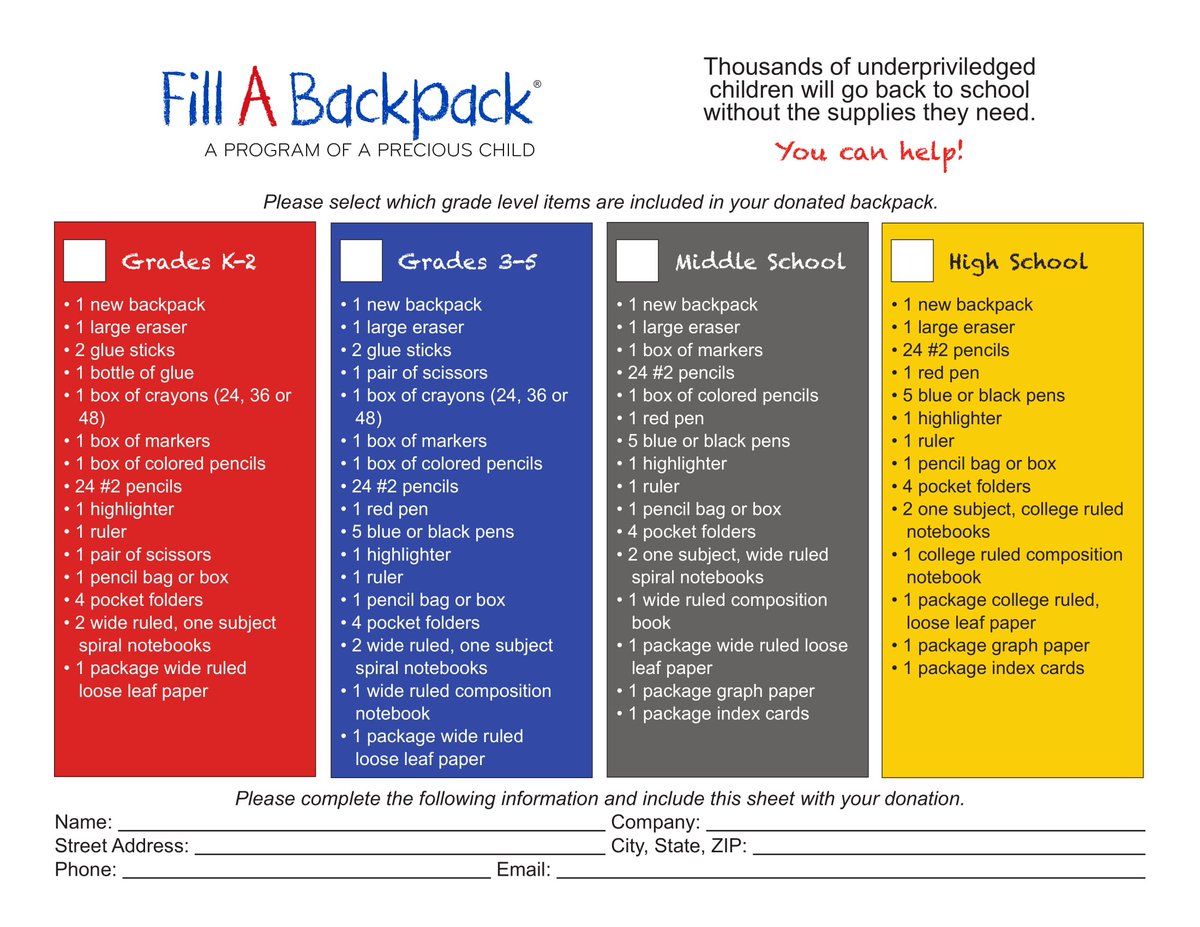 MetroNChamber's tweet photo. We need your help! We have partnered up with @apreciouschild for their annual #FillABackpack challenge and this year we are trying to help 20,000 kiddos go back to school with the supplies they need to succeed. Please make donations at our office or one of our member locations! https://t.co/w5FN2lZns2