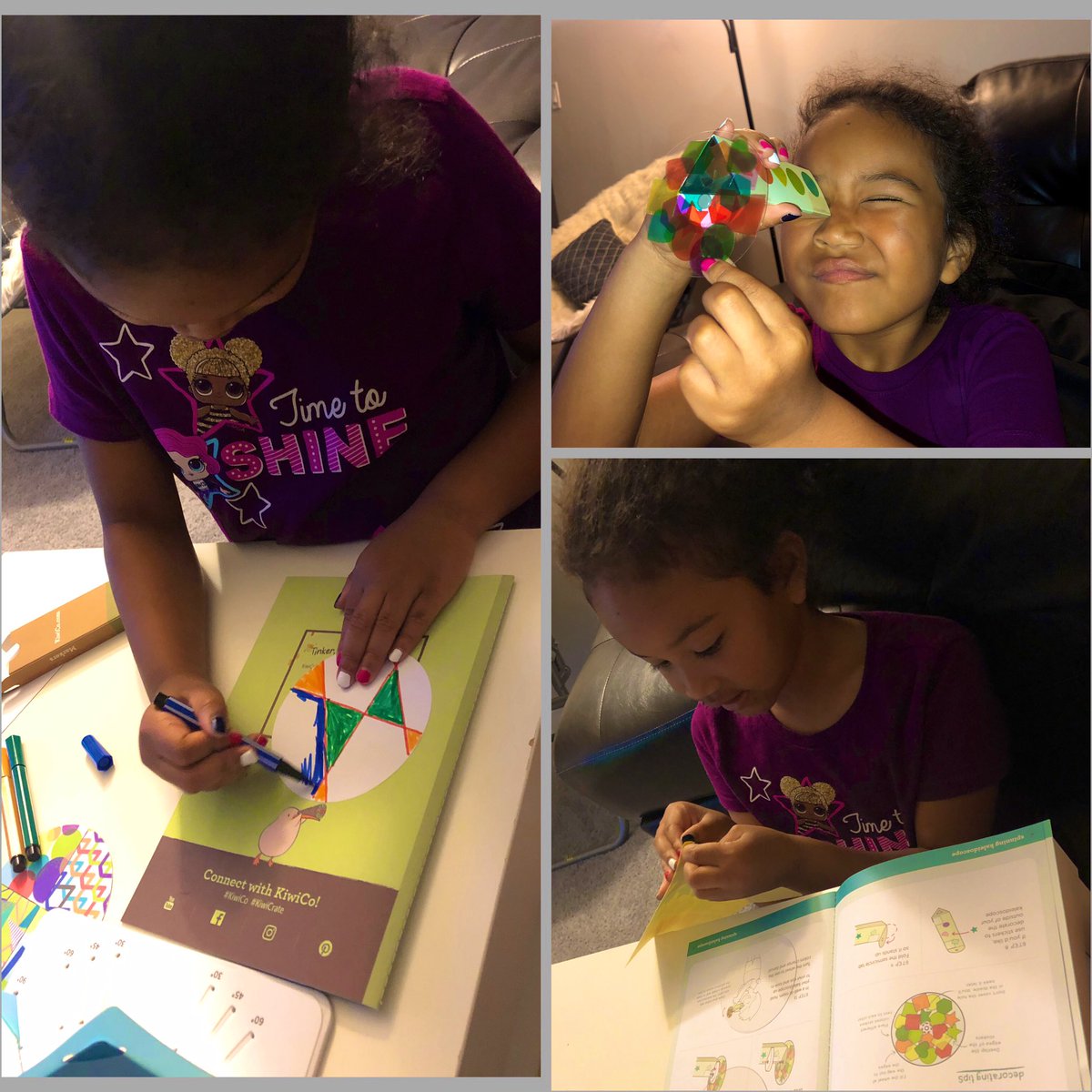 Zaya2215's tweet image. #planetarium 🌌✨ #kaleidoscope 💡 #steamactivity @kiwico_inc