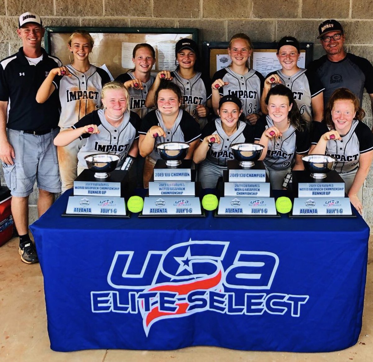 Congratulations Maliah and Georgia Impact 2023-Lunsford! Nice work at the WFC 13U Futures Championship.