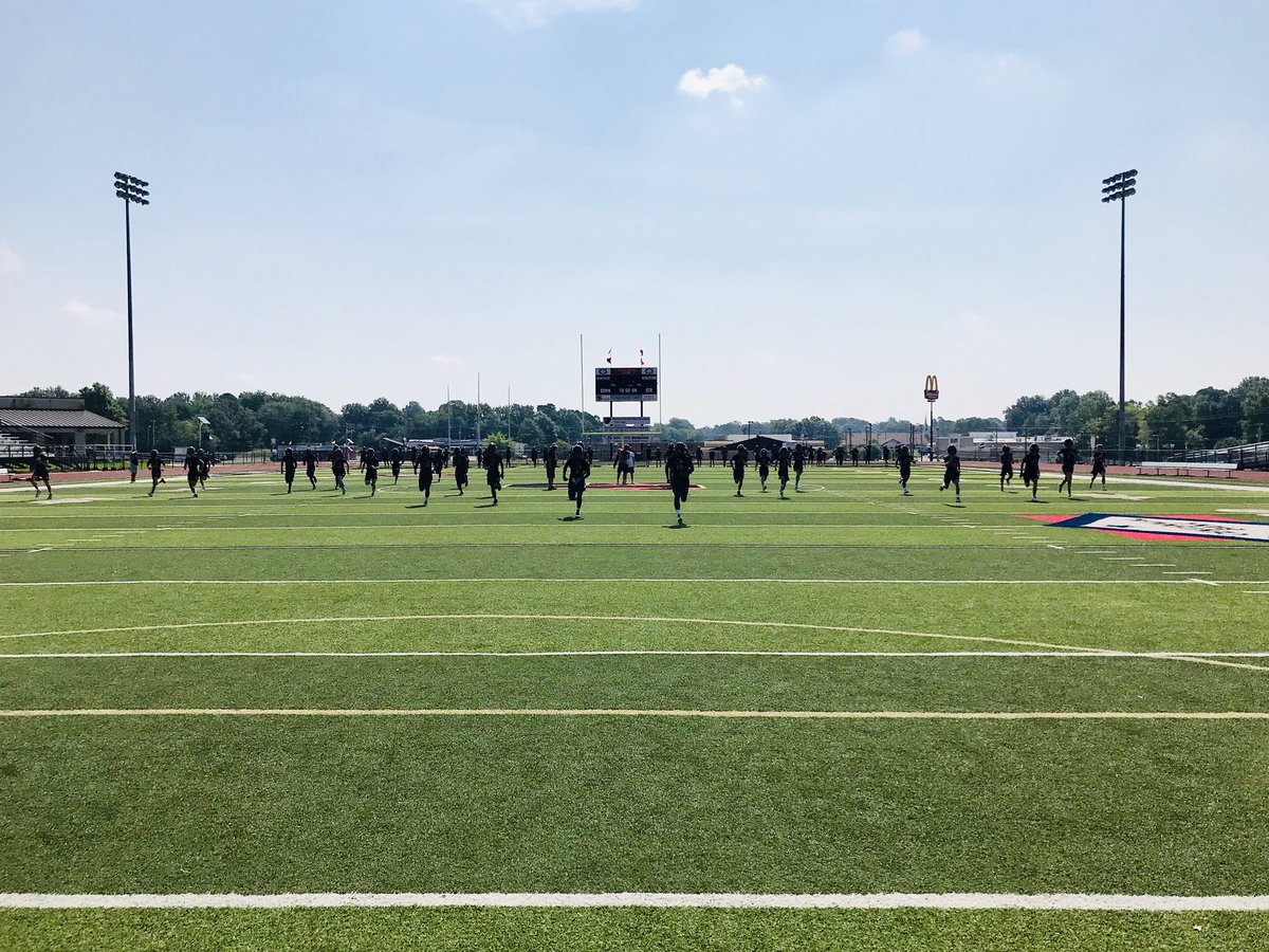 JHSHurricaneFB's tweet photo. Felt good to have #CaneFB back together this morning!  Hit the ground running as we attack our weaknesses before someone else does! #OTR #GoCanes https://t.co/BPJIm9dDcm