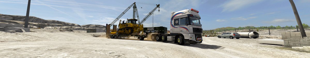 Martini1982's tweet photo. Heavy Load from the Quarry in Olbia, Italy, in my Heritage DAF #DutchPride #DAF #IDriveDAF #Italy #ETS2 @DAFTrucksNV @SCSsoftware https://t.co/22YU0DF1cM