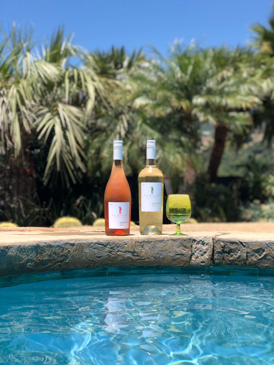 2018 vintage Pinot Noir Rosé and Sauvignon Blanc...available in our tasting rooms now and recommended to be enjoyed poolside!