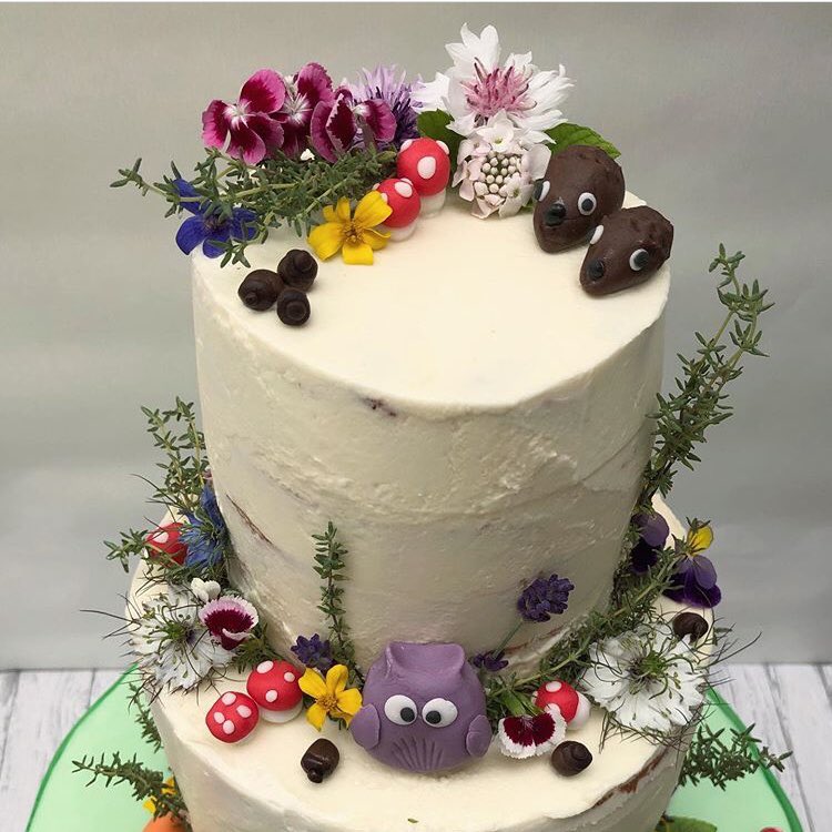 GrowCreateJoy's tweet photo. I am blown away by the artistry of the cake makers who use my edible flowers in such amazing ways. This stunning woodland theme cake was created by Silvia at Fairypan for her niece’s 1st birthday. Woodland cakes are the future 🤩🙌🍄🌲🐿🥀🌼🌸 #londonbakery #edibleflowers https://t.co/W3SJLzIOdD