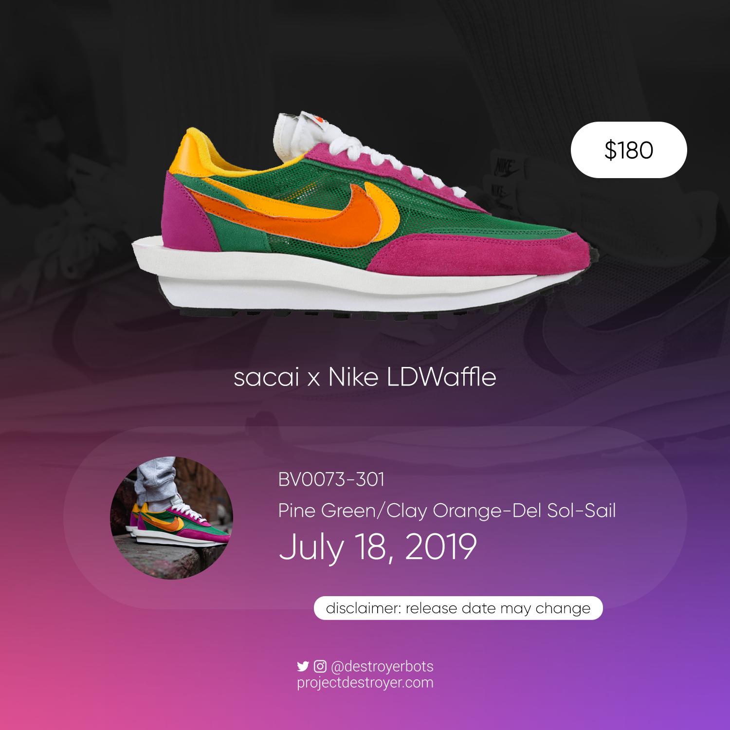nike sacai july 18