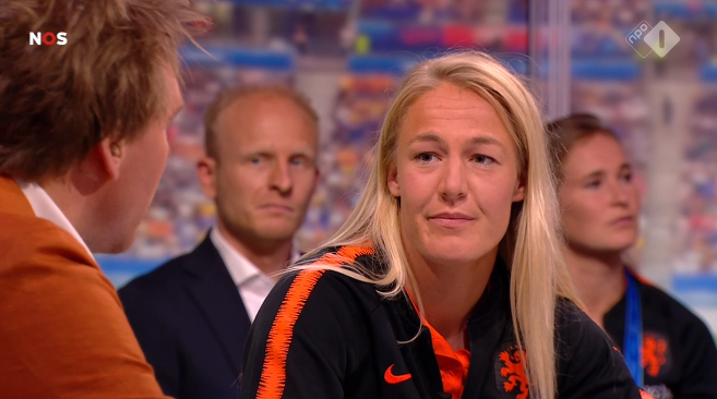 Foetbal247TBG's tweet photo. .@Stefaniie92: ''We lost the game but these are nice images. I am happy that my tournament ended this way. I am always positive and I know what I want. My aim was to play at the World Cup. I was able to reach that goal.'' #Studiofrance https://t.co/lLDRvF4wt7