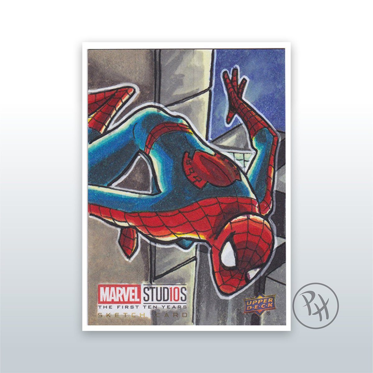 Pjhill81's tweet photo. Have you seen Spiderman Far From Home? I loved what they did with Mysterio 😃 More Spider-Man characters from my latest MCU10 year set from @UpperDeckEnt
.
#SpiderManFarFromeHome #mysterio #spiderman #mcu10 #mcu10years #sketchcards #marvel #upperdeck https://t.co/vmUNo1XgEj