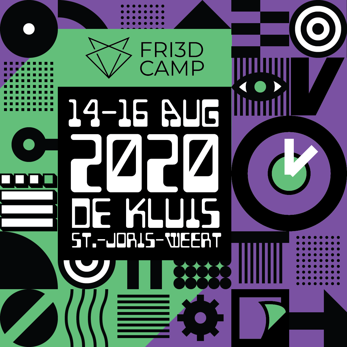 Fri3dCamp's tweet photo. SAVE THE DATE: 14 tot en met 16 augustus 2020 verzamelen we voor de volgende editie van Fri3d Camp #403days #letthecountdownbegin https://t.co/67kOvPwpQV