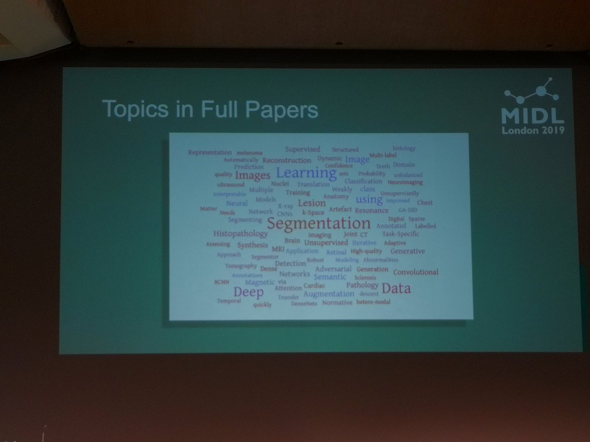 forever_pippo's tweet photo. "Image segmentation using deep learning", guess this is the hottest topic in MIDL #MIDL2019 @midl_conference https://t.co/64smdMjnxY
