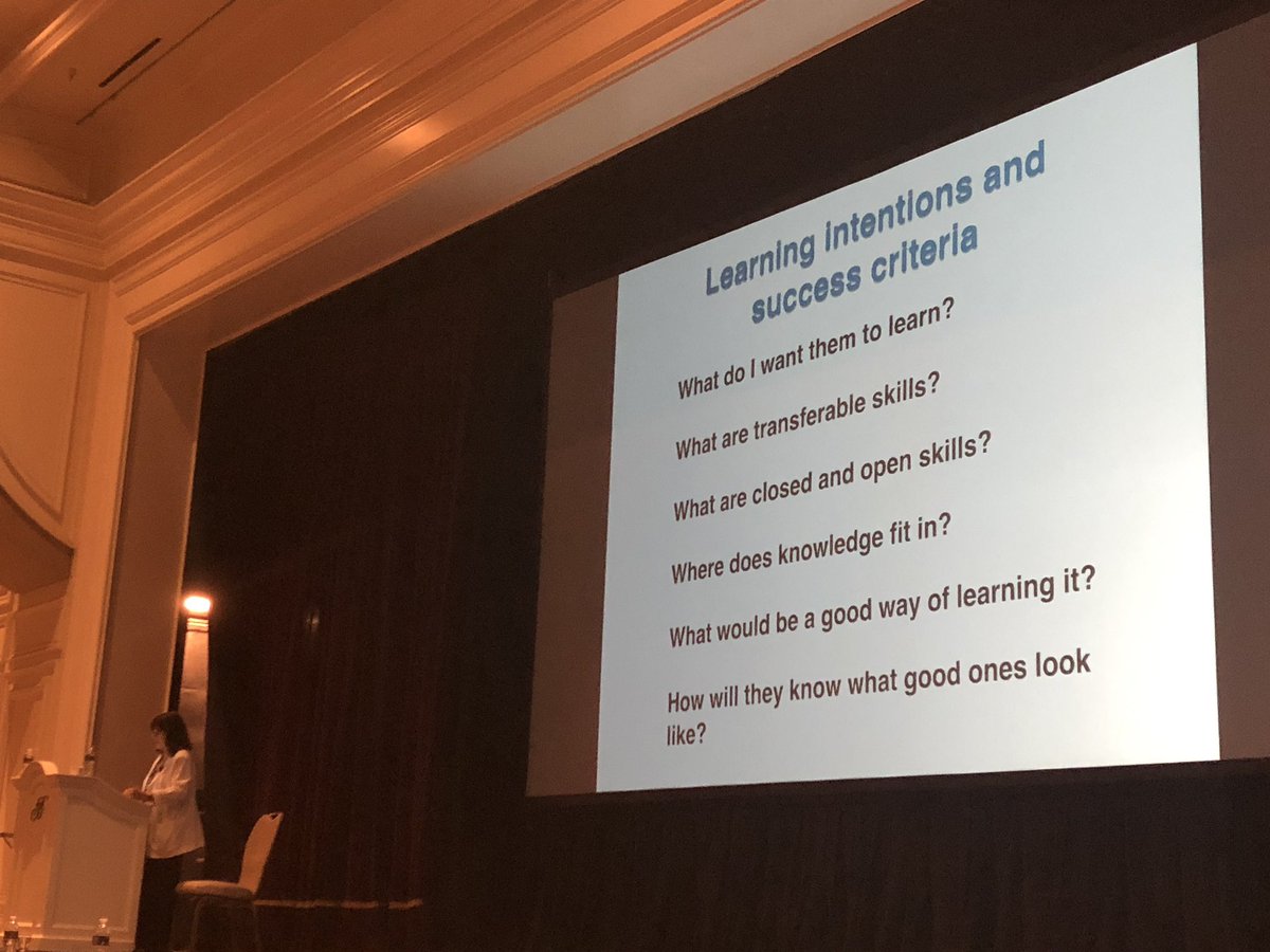 MsBruce_AP's tweet photo. “It all depends on the clarity of the learning intentions and success criteria” -Shirley Clarke. #VisibleLearningFeedback #AVL2019 @kimmkaz #AchieveMore https://t.co/20M4qhf2JT