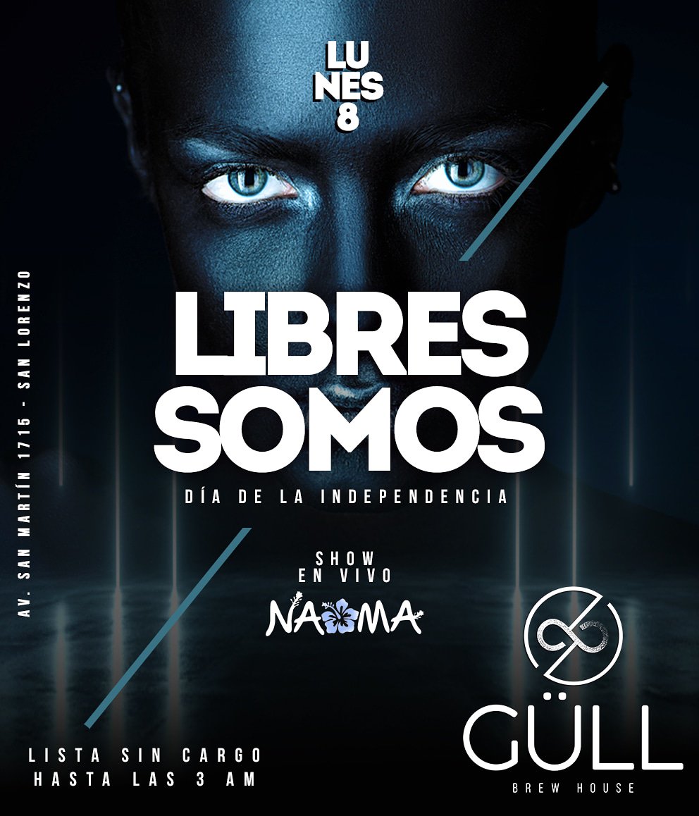 BrewGull's tweet photo. Hoy #Celebramos el Día de la Independencia en #GÜLL brew house junto a #MuaDisco #LibreSomos Fiesta Patria! Ingreso #SINCARGO hasta las 3 am. Banderines para todos! Show en vivo #Naoma @naomamusica Los esperamos a todos! https://t.co/d8GDef7cNM