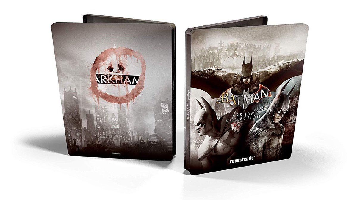 Mist3rJoystick's tweet image. Now that is a beautiful #steelbook must have for a collector #batman #batmanarkhamcollection