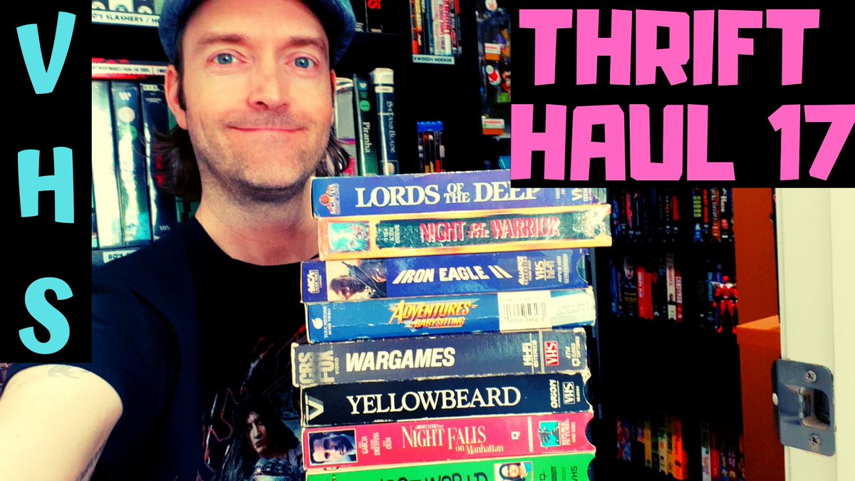 YouTube VHS Thrift Haul #17! Watch it! youtu.be/Vt_yHC7mlfw
.
Please Subscribe to my YouTube channel for Horror Movie Reviews, VHS Thrift Hauls, Blu-ray &amp; VHS Collection Updates!
.
#vhs #vhscollection #thrift #horrormovies #horrorfilm #horrorfamily #horrorjunkie  #horrorfan