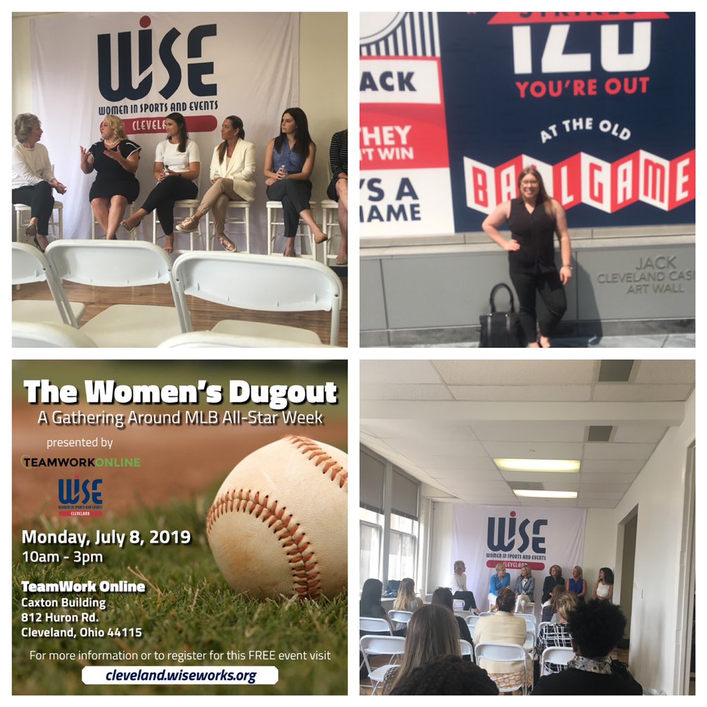 Great to see <a href="/LakeErieStorm/">Lake Erie Storm Athletics</a>  Strategic Communications staff member Rachel living #LifeInTheLand and attending <a href="/AllStarGame/">All-Star Game</a> <a href="/WISECleveland/">WISECleveland</a> <a href="/TeamWorkOnline/">TeamWork Online</a> event today! #MakeItYours 🌪⚡️🌪 #LECProud 🌪⚡️🌪 #MLBAllStar