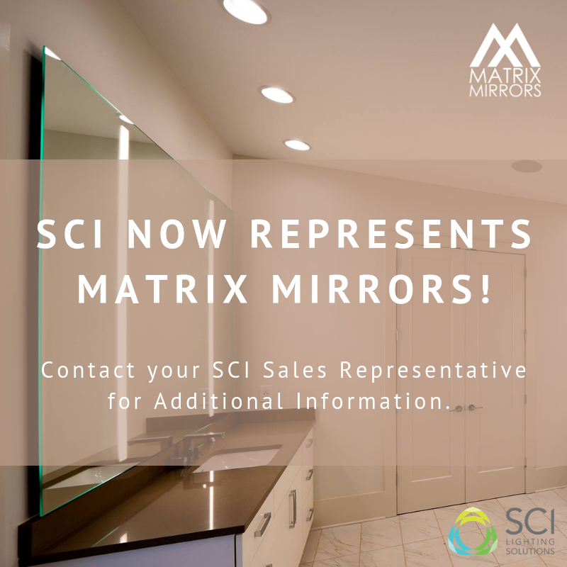 sci_lights's tweet photo. SCI now represents Matrix Mirrors in the LA, OC, and San Diego markets! Be sure to contact your SCI Sales Rep for any additional information. Learn more about Matrix Mirrors here: https://t.co/zJ0d6Cw1GJ #Lighting #Design #Architecture #MatrixMirrors #LEDLighting #SCILights https://t.co/UTTDhhqBnD
