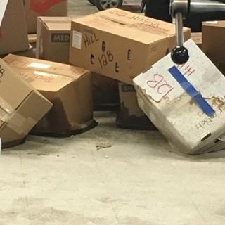 EmmaAudreyGoss's tweet photo. Cleanup at Gateway Elementary after the 7.1 earthquake caused flooding in the cafeteria and library. #cleanupefforts #ridgecrestearthquake https://t.co/6Zg3JKOdZc