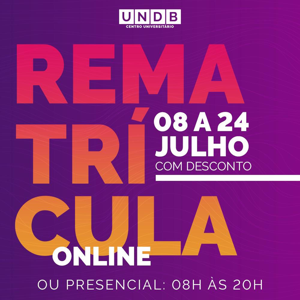 undboficial's tweet photo. Ê criança! A rematrícula #online já começou e vai até o dia 24 de julho. Otimize o seu tempo e faça a sua online (isso mesmo, sem prejudicar as férias 😍), através do sistema acadêmico, disponível na página principal do site da UNDB (https://t.co/UPYmRTE7ho). #TeamUNDB https://t.co/OWOHIVI47m