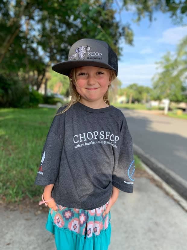 ChopShopSTA's tweet photo. ❤ We may be group of burly Butchers and Chefs but our hearts melted when we heard that all Kennedy wanted for her birthday was some Chop Shop gear! We are definetly going to make sure she has all the Chop Shop gear that she wants! Thank you for sharing @Sylvia Christine! https://t.co/dJdmQ3sdj6