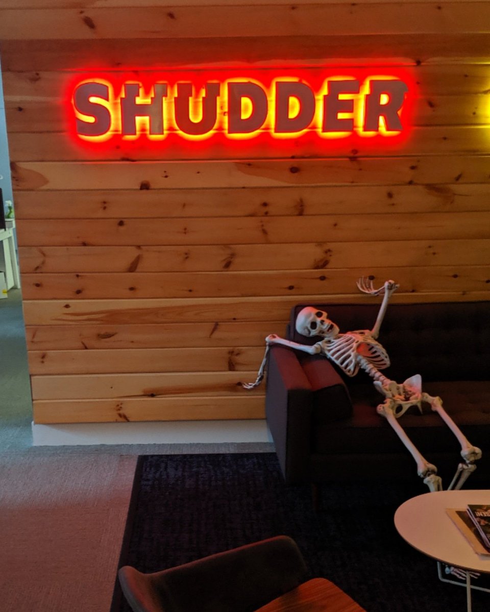 RobKelley's tweet photo. Just what you see when you come into work on the weekend @Shudder https://t.co/VFPNHGSiX5