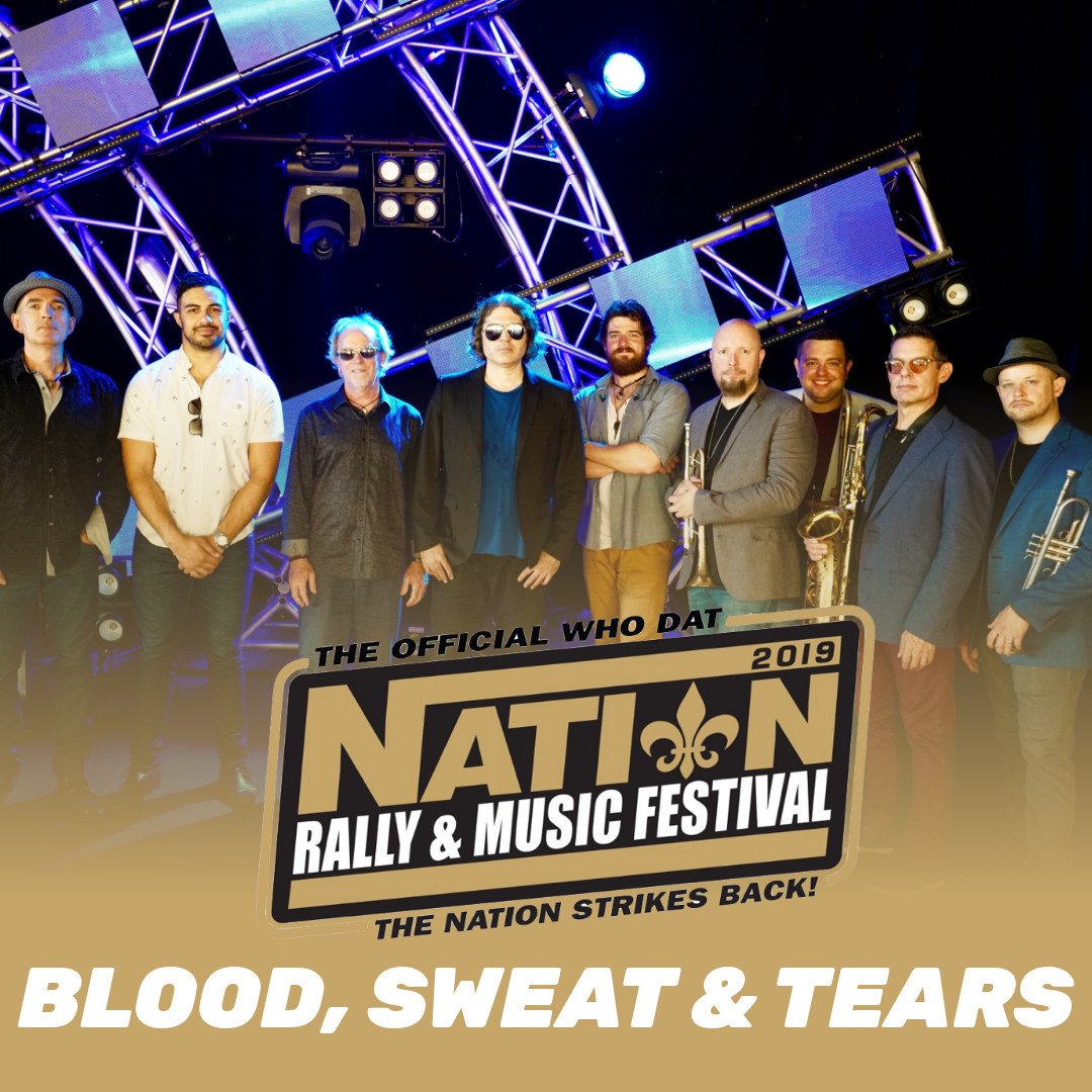 VIP ticketholders for day two will enjoy Blood, Sweat &amp; Tears. They performed at the iconic Woodstock festival in 1969, and are known for there genre-bending hits that blend rock, jazz, big band and more. Buy your tickets July 8th - don't miss out!