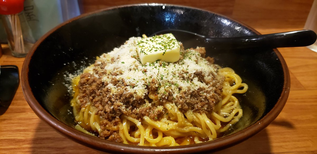 フェイ 常滑セラ 常滑市推し בטוויטר 7 6 土 の常滑メジャー 久しぶりにラーメン快にて バターチーズ肉まぜ麺大盛と餃子 がっつり旨い まうちさん 忙しそうだったから 話できなかったのが寂しかった限りだ 常滑 常滑飯 ラーメン快