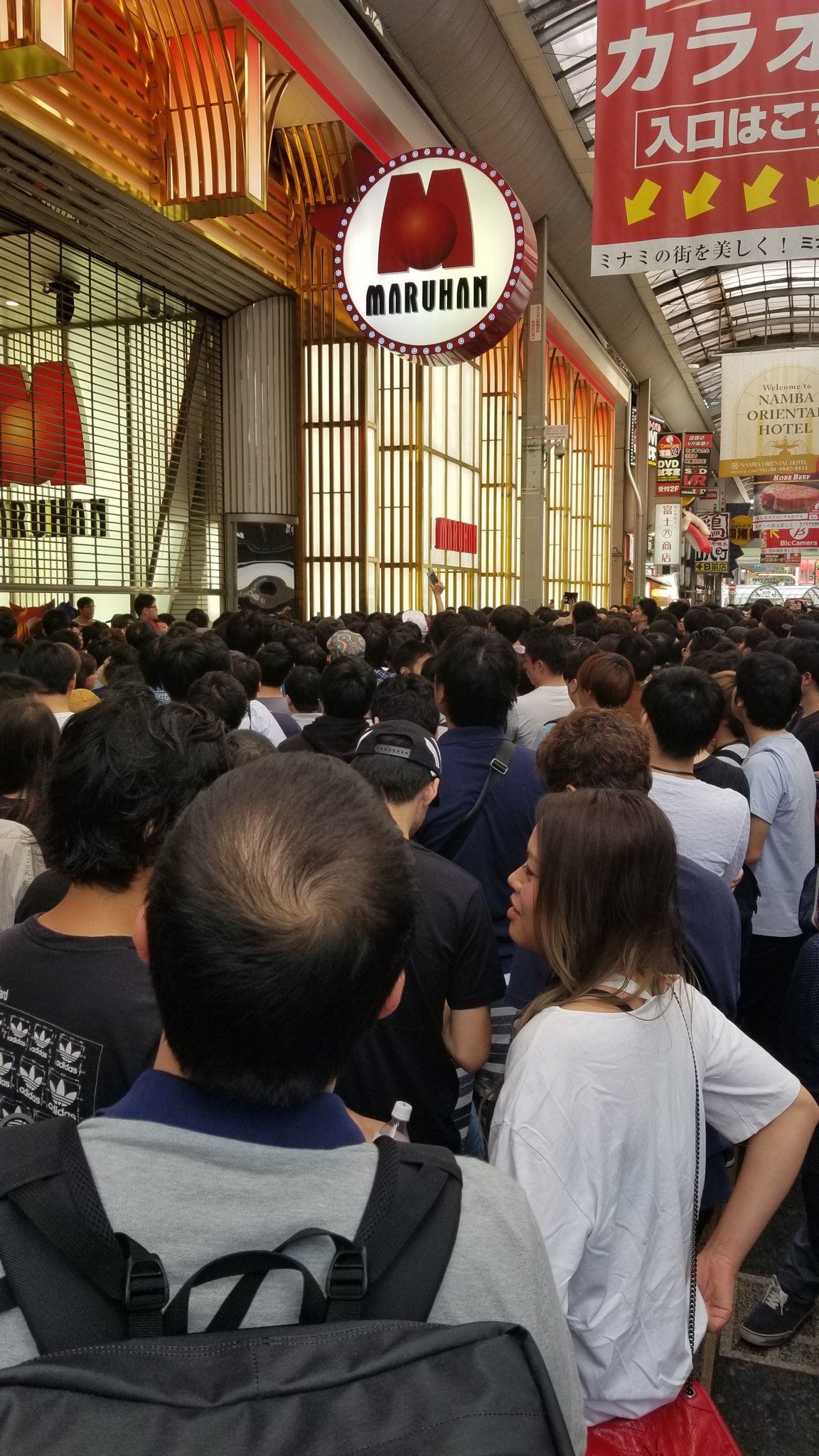 くづお ドラム女子図鑑 ７月７日 なんば楽園締め切り マルハン整列できずカオスww