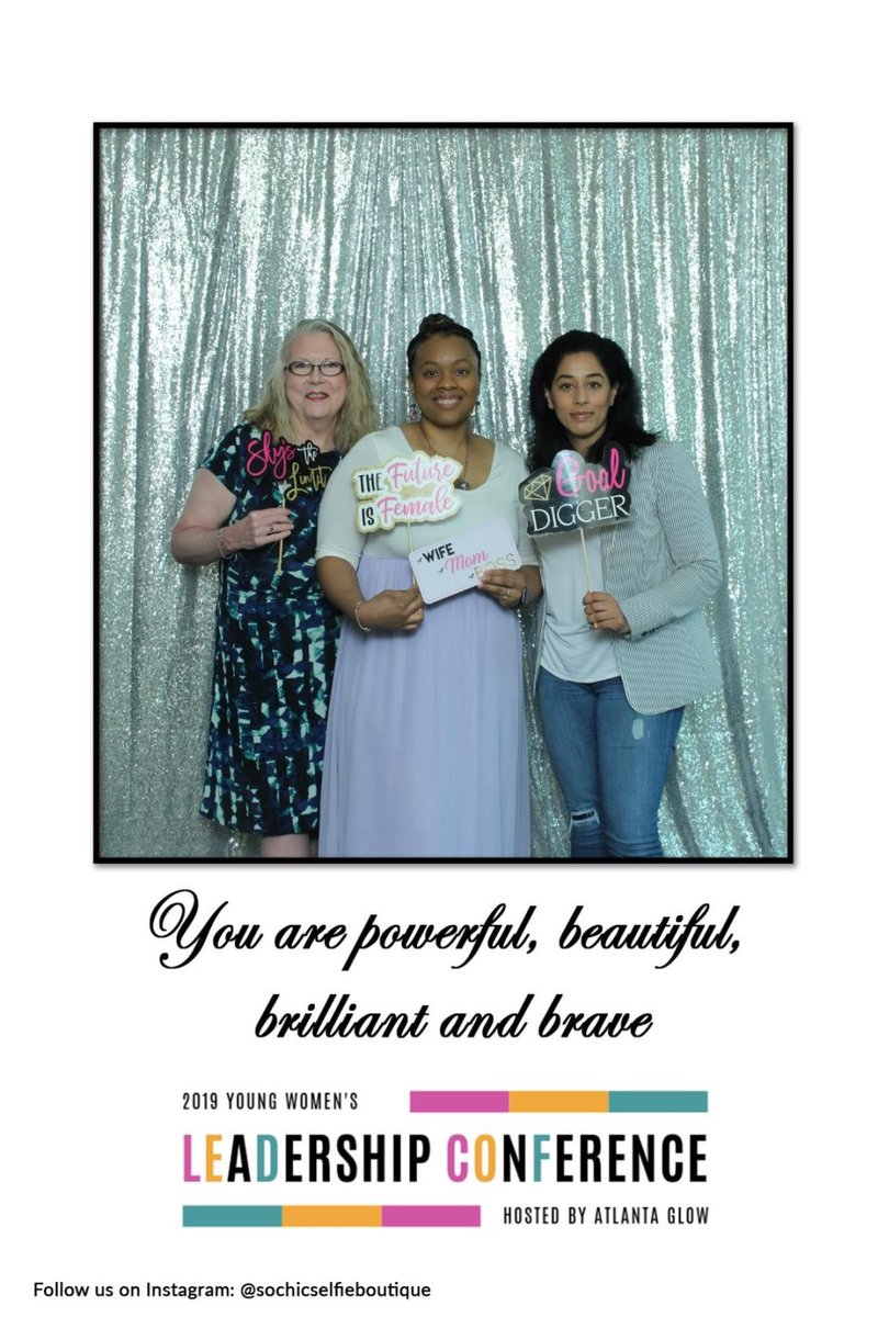 SoChicSelfieB's tweet photo. Today we #Boothed the ladies of @atlantaglow  What better way to pour into our youth then to celebrate the women they are and destined to be!! 
_____________________________
“You are Powerful, Beautiful, Brilliant, &amp; Brave!”.
#AtlantaGlow 
#BeautiesBehindTheBooth https://t.co/8UpICJVZc9