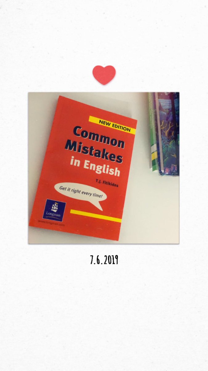 lit_maha's tweet image. #Imamueng #EnglishLearners #CommonMistakesinEnglish #Fitikides 

I bought this book and find it excellent for common mistakes in English writing. 
Available in Jarir Book Store for 105 SR 
And there is an online copy for free. 👍🏼