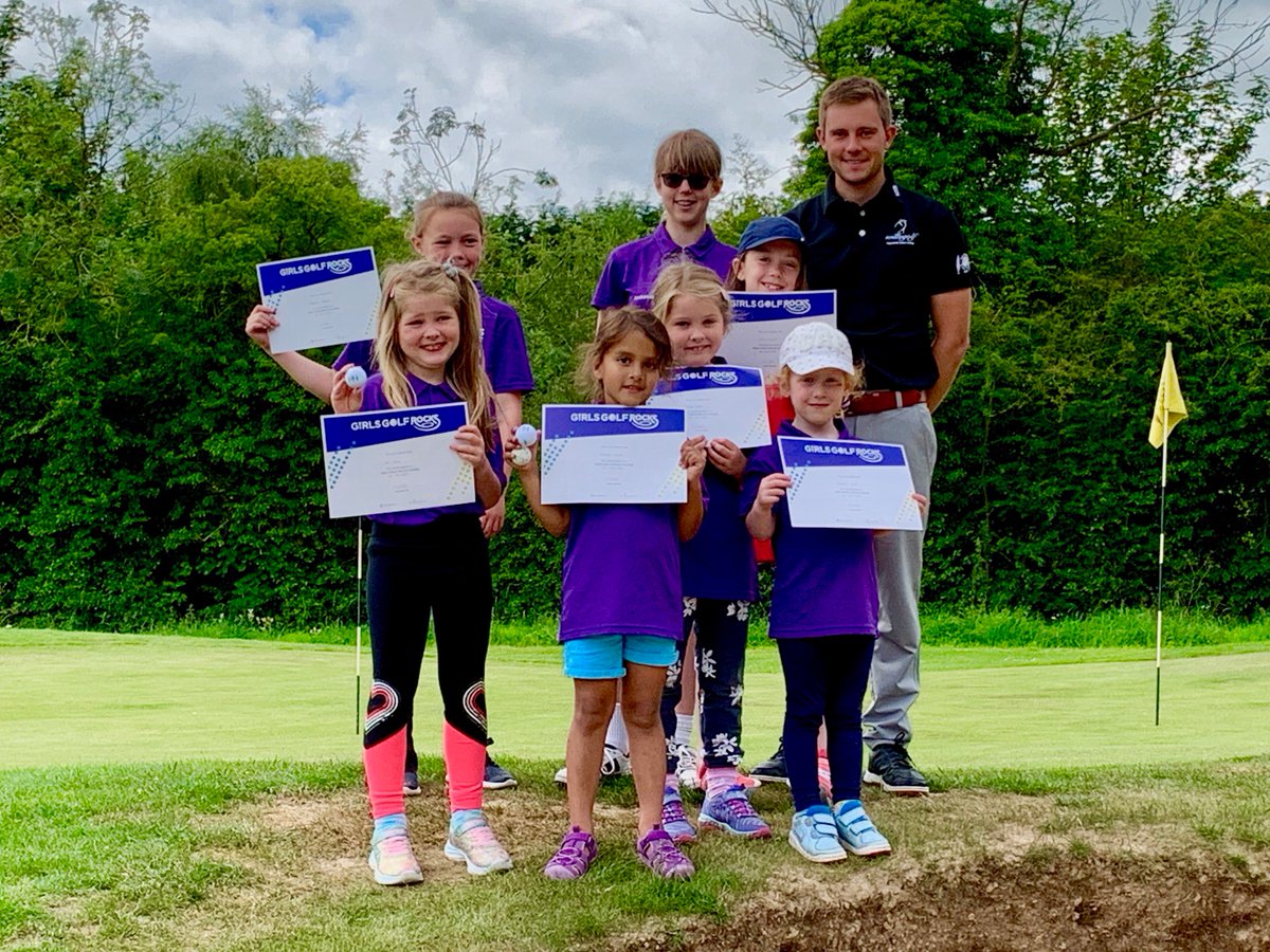 BonfieldAlex's tweet photo. The final Girls Golf Rocks session @fulfordgolfclub today ending with a few holes to use all our new skills - it's been great to see the girls develop over the last few weeks and hope to see you all again soon! Thanks @ForderGolf @GolfFoundation @GirlsGolfRocks1 #GGR_Ambassador🏌️‍♀️ https://t.co/5jjKTrL5N5