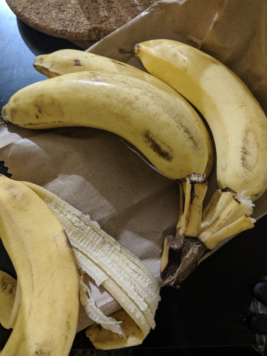 Eating bananas because <a href="/ZomatoIN/">zomato</a> fails to deliver yet again, too late to order anything now. But yay I'm getting a refund!