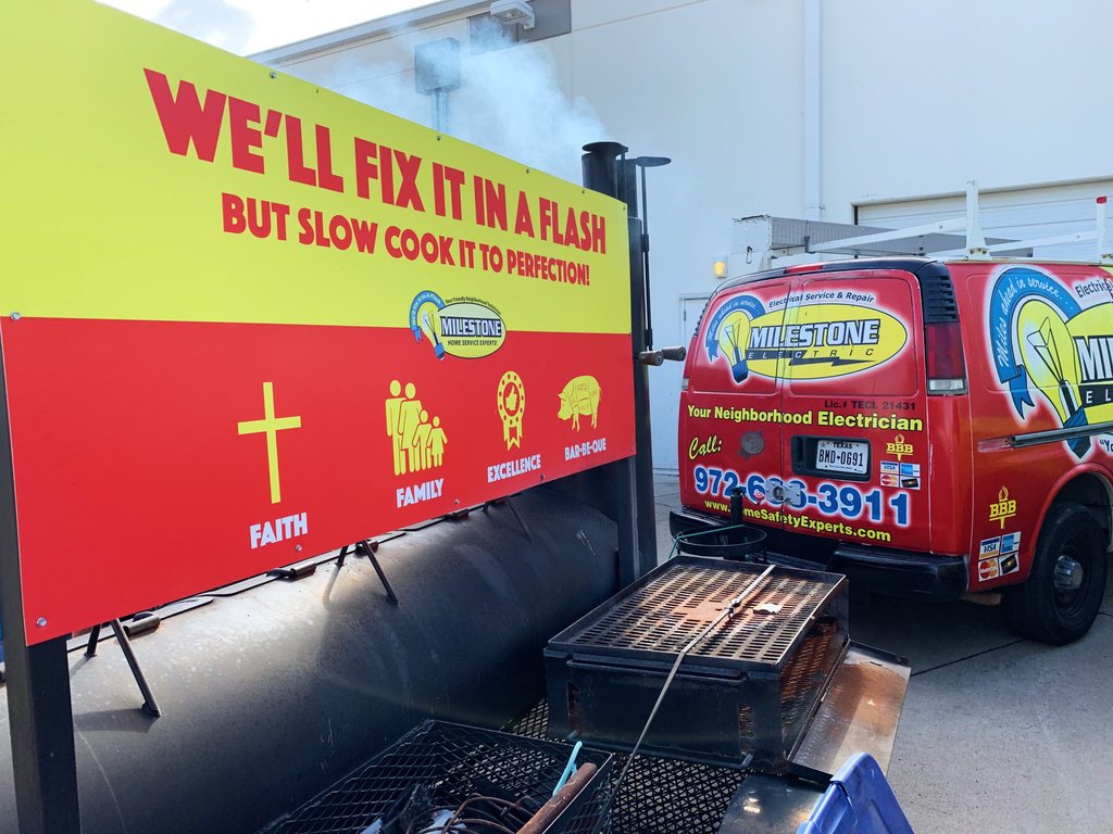 callmilestone's tweet photo. Yup, that's right!! #FixItInAFlash 😋Hoping everyone's 4th of July was spent with friends, family and hopefully something right off the grill! Happy Saturday, everyone! #CallMilestone https://t.co/TNPIEdaX1l
