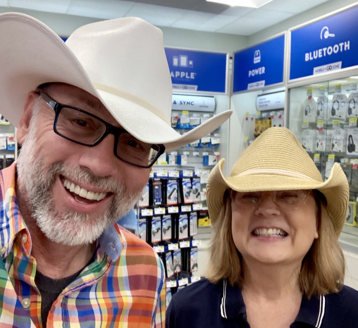 KeithAnliker's tweet photo. Lazy Saturday afternoon. Headed to Kokomo on a bit of a mission. That didn’t work out, but made our own fun at a truck stop on the way. (No, we didn’t buy the hats.) Also stopped at Lisa’s Pies. 😋 #HatTweet #GoodOuting https://t.co/WQXpU2iXHj