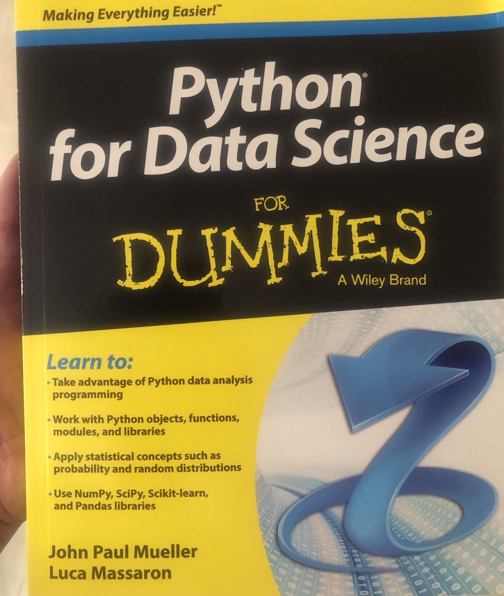 vbleal's tweet image. Para aprender Data Science:
1) Wickham & Grolemund
#RForDataScience
2) Mueller & Massaron
#PythonForDataScience
3) Bruce & Bruce
#StatisticsForDataScientists
#DataScience