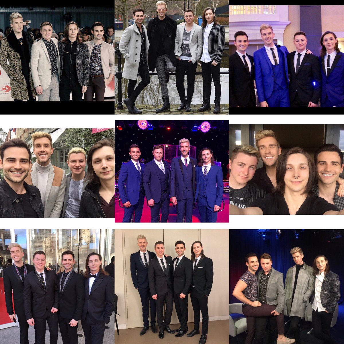 Collabro's tweet photo. Weโve missed a few days but as today is day 99, we will give you 99 pictures in 3 sessions. These are pictures of all 4 of us together from over the past 3 years! Some you may have seen before, some are new!!
Tomorrow, for the 100th day, we have something very exciting for you โค๏ธ https://t.co/6d5MSzirpW