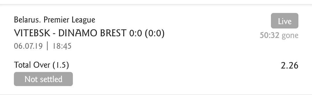 LessGuess's tweet image. Bet 2
Belarus
+1.5 goals