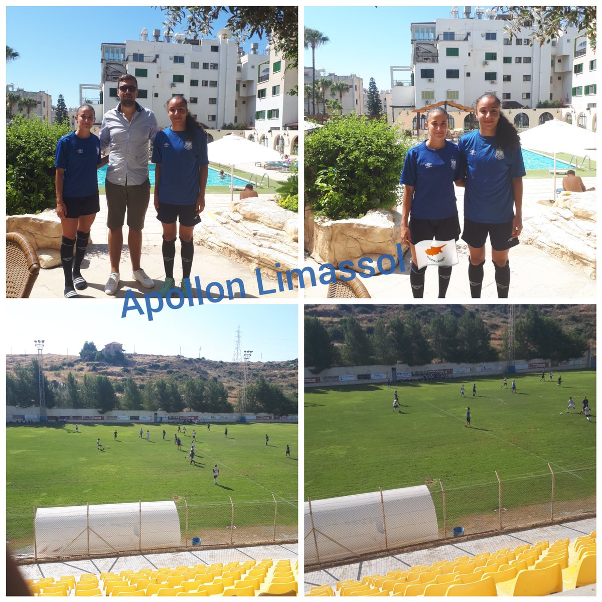 ScoutingConnect's tweet photo. Today at the match of Apollon Limassol and both Maltese internationals Brenda Borg &amp; Haley Bugeja. #football #femaletalent #apollonladies #scouting #scoutingconnection https://t.co/qRvVwsgrO9