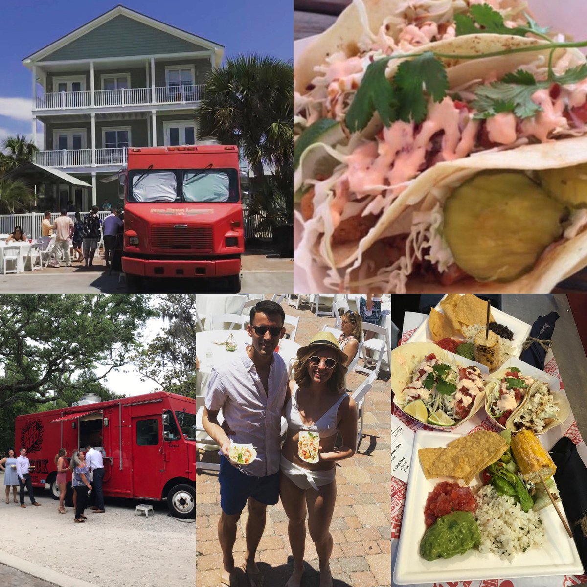 Our taco service is a very popular and FUN option for weddings and rehearsal dinners! Check out our catering menu at bigreddestin.com/catering