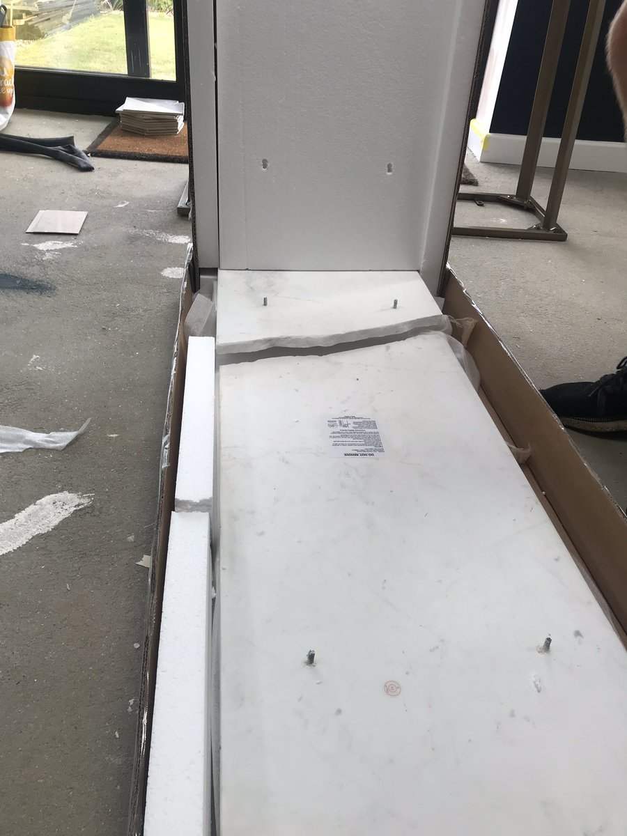 herd_theword's tweet photo. @coxandcoxuk our marble table arrived smashed 😩 who do we need to contact to arrange a replacement? https://t.co/hj6CeqO8fT