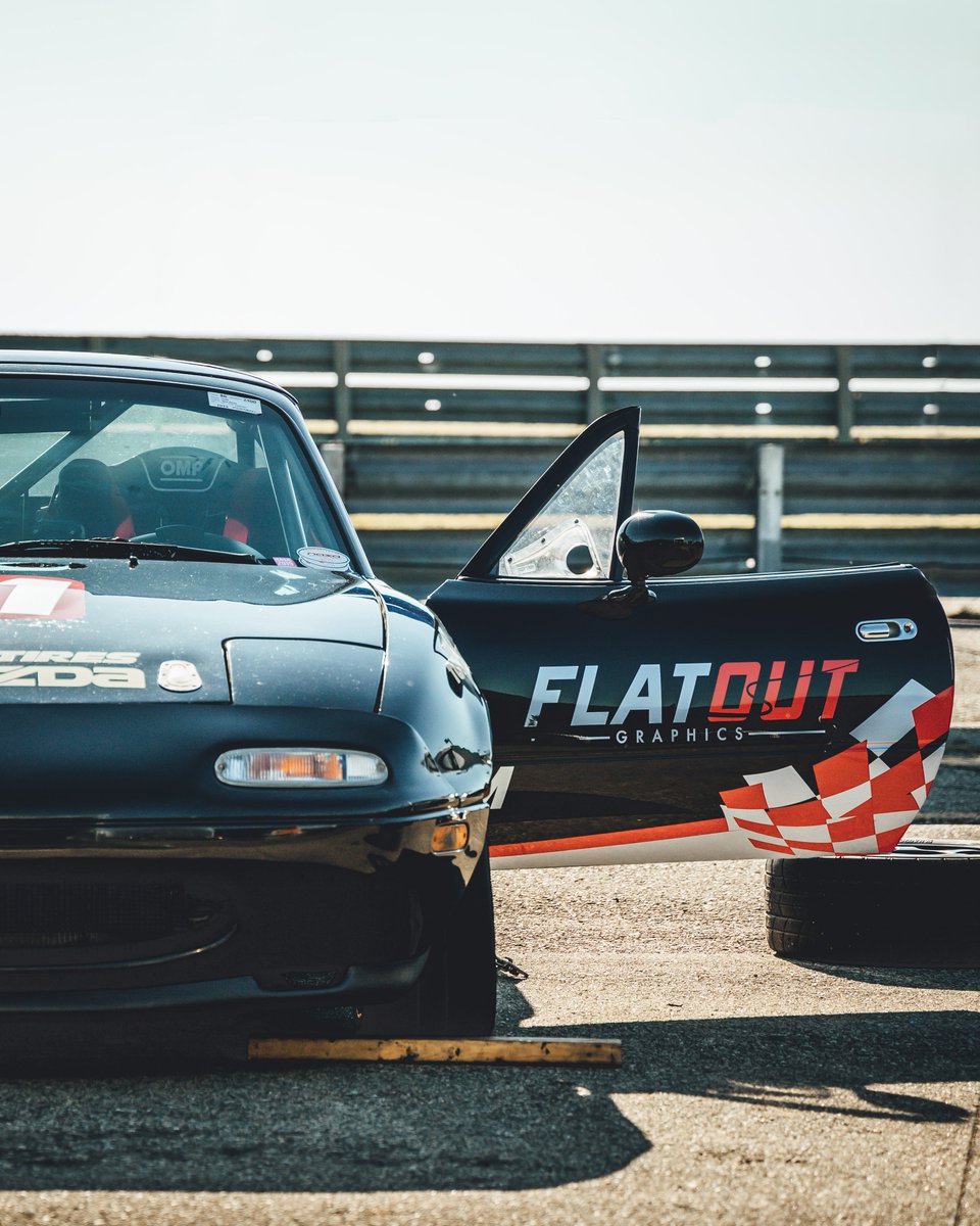 FlatOutGraphics's tweet image. Did you know we do race car graphics? Vinyl numbers, partial wraps, class or logo decals, we can do it all and more!