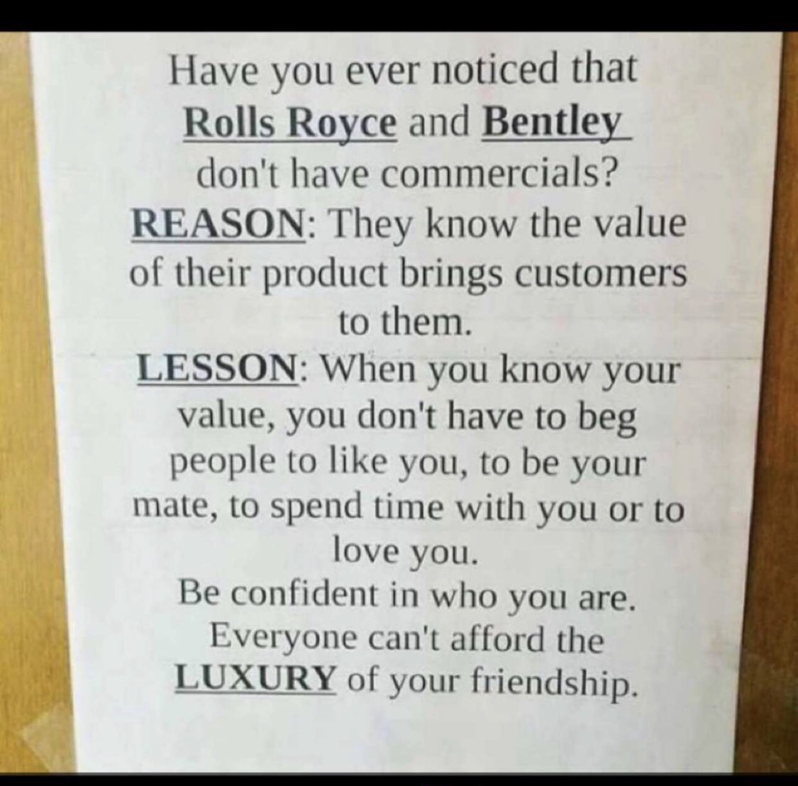 So we all lows cars fr?