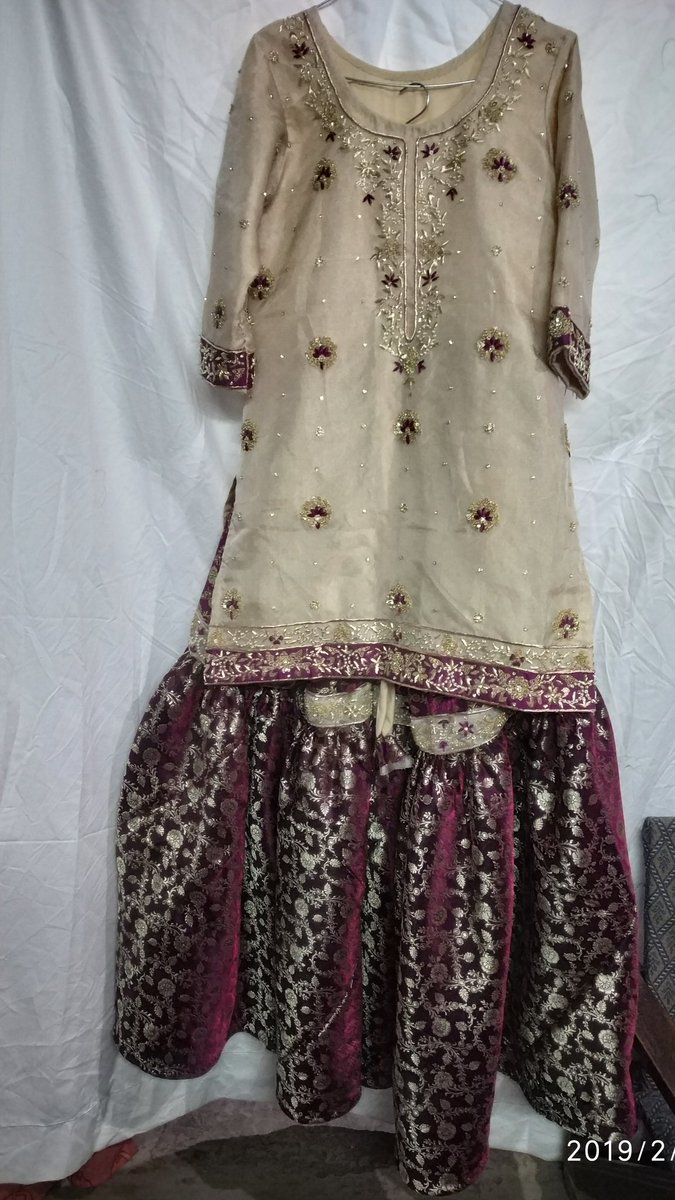 white christmas dresses Candy Pink Bhopali Tahira Kurta Set Xs