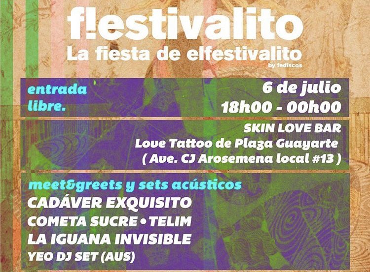 Bee_Vinyl's tweet image. ¡Guayaquil! Hoy en @plazaguayarte 6PM sets acústicos de @cadaverexmusic @CometaSucre #Telim @IguanaInvisible entrada libre 👏🏻#Fiestivalito @Fediscos