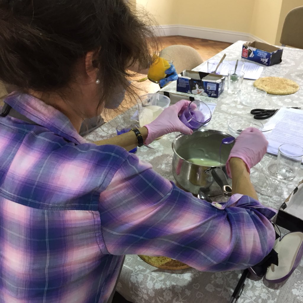 Craft_Workshops's tweet photo. A fragrance-filled day today at Three Little Pigs as our workshoppers explored the world of making soap. Everyone made two batches... have a peek at the pics to see how different they all are. #SoapMakingWorkshop #Crafts #Beginners #Fragrance #ColdProcess #Learning #Making https://t.co/R4WlOMez0s