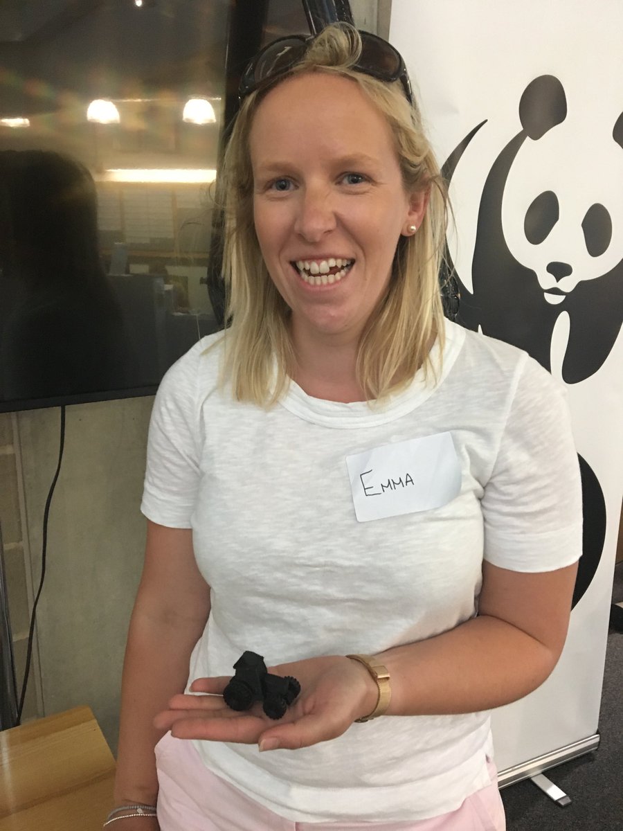 Agri_Tech_E's tweet photo. How happy is @Kelch21 @ElvedenEstate with her 3D printed tractor?! We know there is a trend towards farm equipment getting smaller and lighter, but....! @Eagle_Labs_Agri @jonesDE10 #GROWhack19 https://t.co/N3DQrXAVIJ