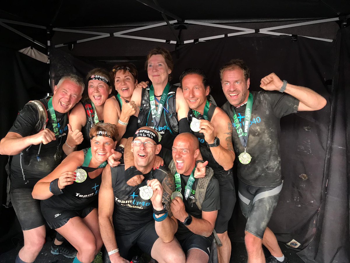 teamUp40's tweet photo. The #Uppies are rocking @SpartanRace #Morzine #Trifecta on day 1 #WeTakeCare #Proudtobeanuppie https://t.co/JdJjxP2Bzm