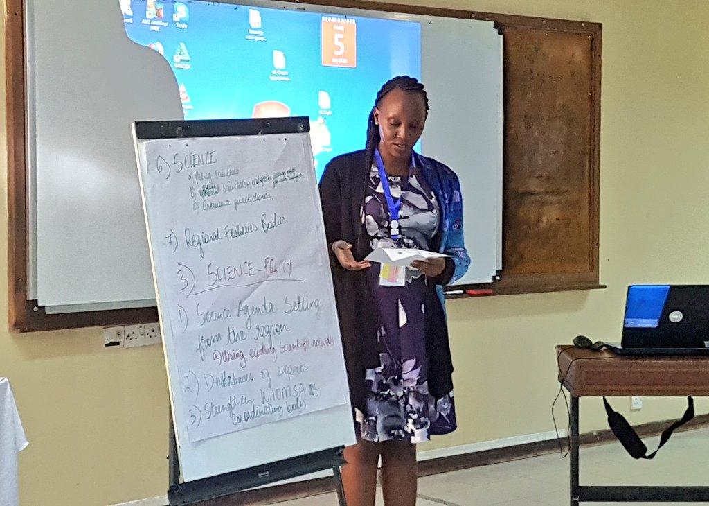 aboudjumbe's tweet image. At the Western Indian Ocean Governance Session co-hosted with @wiomsa @NCSecretariat @IASS_Potsdam etc, countries &amp;amp; #OceanGovernance institutions &amp;amp; experts deliberated on how to engage stakeholders, prioritize issues &amp;amp; optimize Science-Policy interface. #WIOMSASYMPOSIUM2019