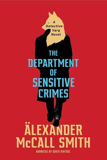 a book cover of a man walking with a wolf's head instead of his own