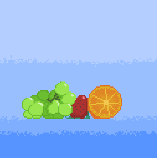 MikeBolo94's tweet photo. this was actually pretty tough for me 😅 still fun to do, definitely feel good about it. A #set of #fruit. Thanks @Pixel_Dailies #pixel_dailies for the challenge! 

#gamedev #indiedev #pixelart https://t.co/oubB8wNWUA