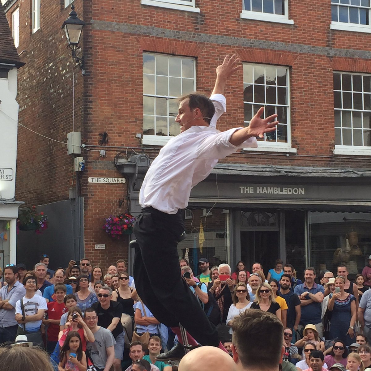 sallybibb's tweet photo. These guys @streetcomedyuk I hope  Winchester was as generous as it should have been! @HatFair https://t.co/TMjsCQlCSF